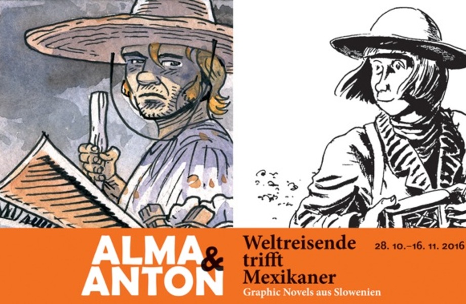 Svetovljanka sreča Meksikajnarja – slovenska stripa se predstavljata na Dunaju