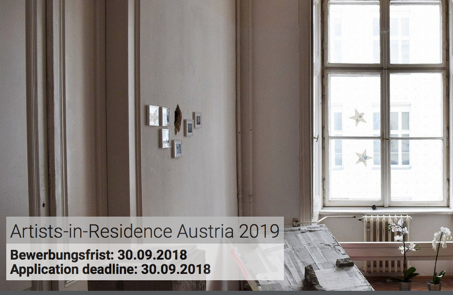 Artists-in-Residence program 2019 na Dunaju in v Salzburgu