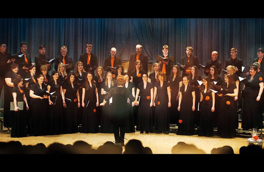 Slovenski Šaleški akademski pevski zbor na mednarodnem tekmovanju v mestu Bad Ischl