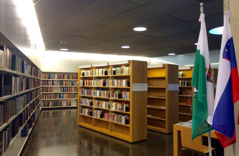 Slowenischer Lesesaal in der Steiermärkischen Landesbibliothek in Graz